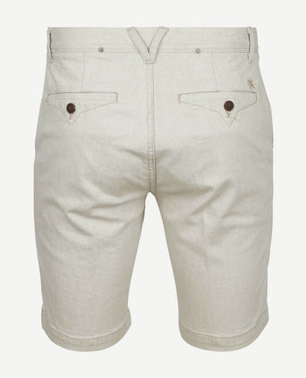 V9 chino short ecru