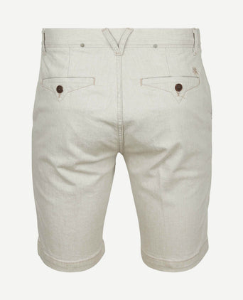 V9 chino short ecru