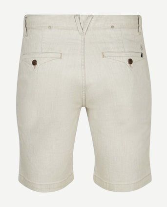 V9 chino short ecru
