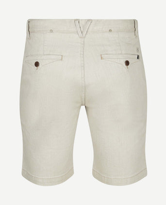 V9 chino short ecru