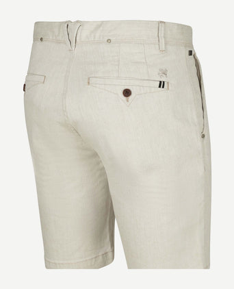 V9 chino short ecru
