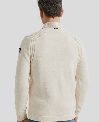 Vest knoop ecru