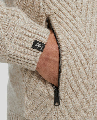 Vest wol blend ecru