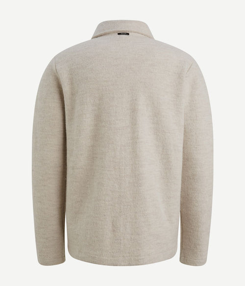 Vanguard vest boiled wool blend beige | Regular-fit