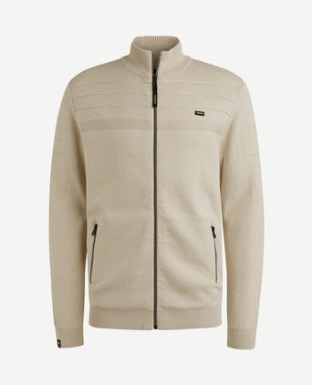 Vest bonded mouline ecru