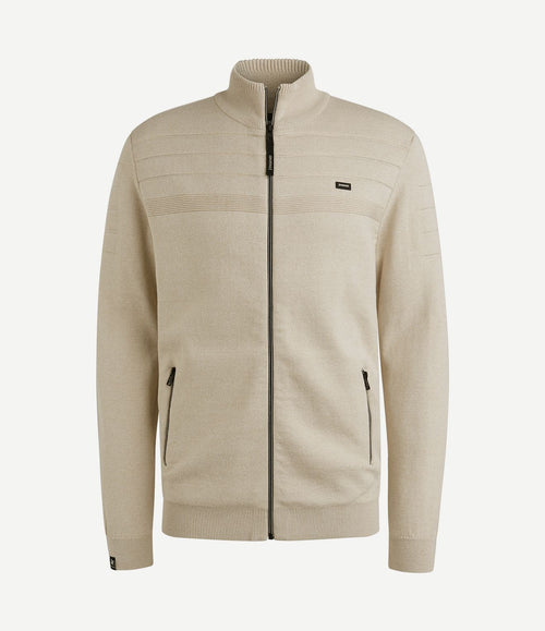 Vest bonded mouline ecru