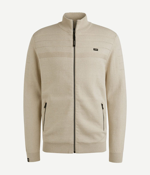 Vest bonded mouline ecru