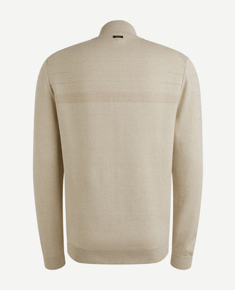 Vest bonded mouline ecru