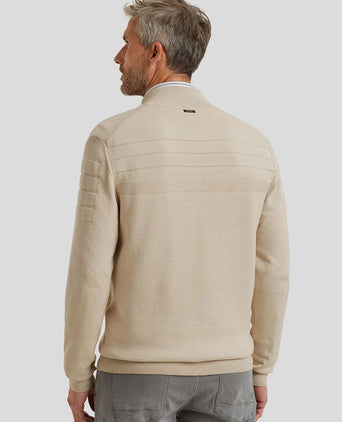 Vest bonded mouline ecru