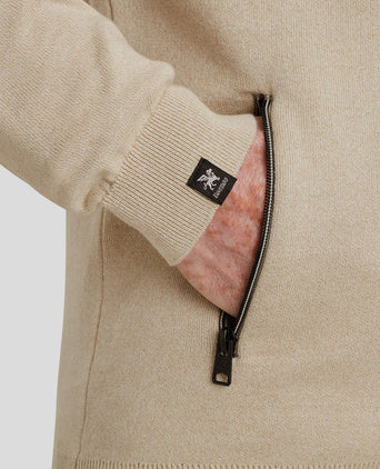 Vest bonded mouline ecru