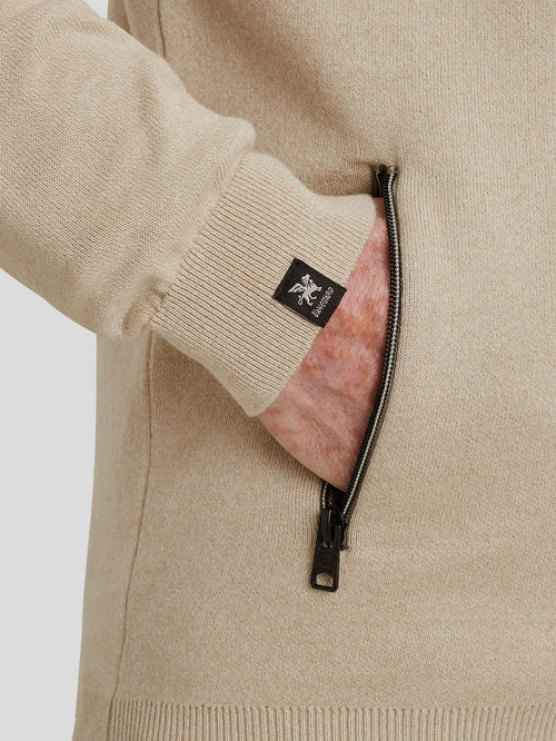 Vest bonded mouline ecru