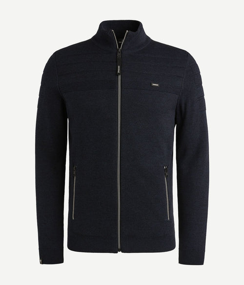 Vanguard vest bonded mouline donkerblauw | Regular-fit