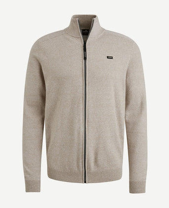 Vest katoen linnen blend beige