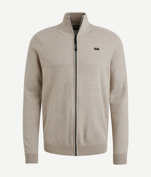 Vanguard vest katoen linnen blend beige | Regular-fit