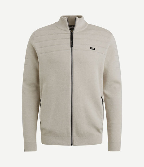 Vest katoen modal blend beige