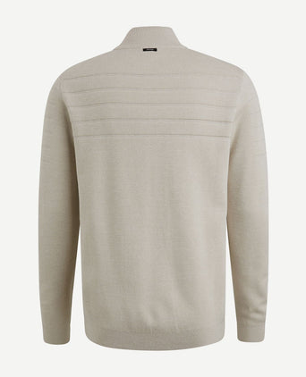 Vest katoen modal blend beige