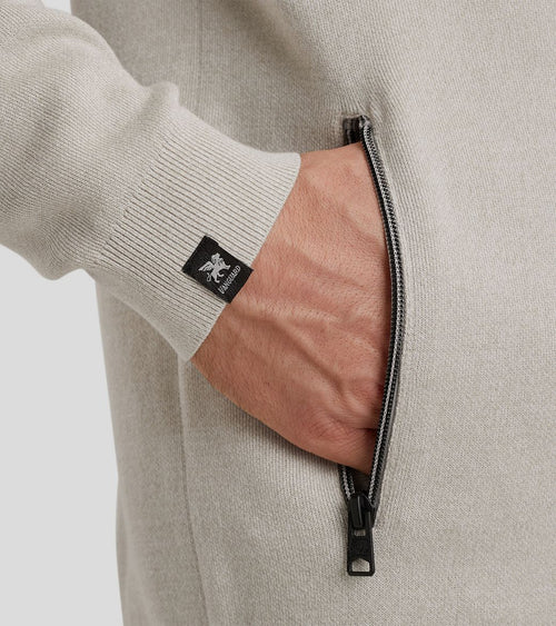 Vanguard vest katoen modal blend beige | Regular-fit