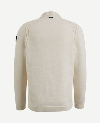 Vest knoop ecru