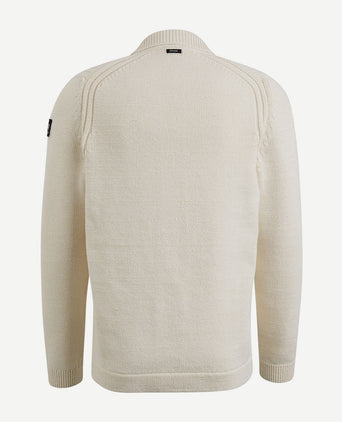 Vest knoop ecru