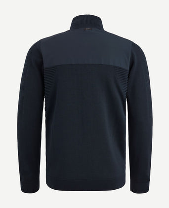 Vest modal donkerblauw
