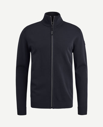 Vest viscose donkerblauw