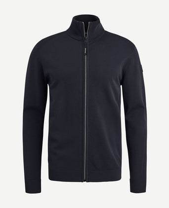 Vanguard vest viscose donkerblauw | Regular-fit