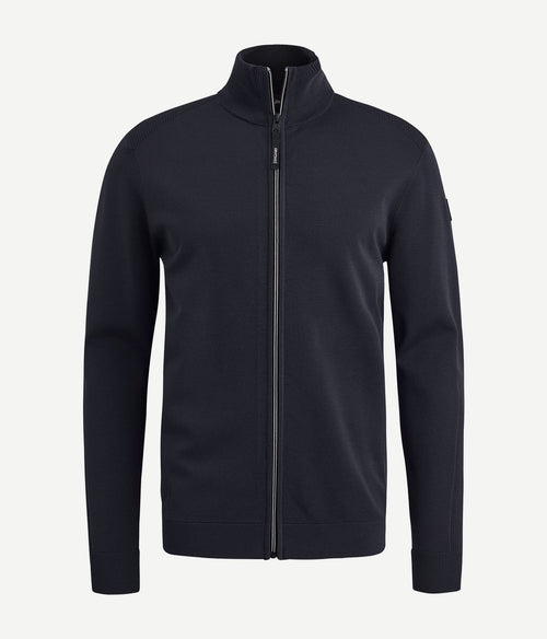 Vanguard vest viscose donkerblauw | Regular-fit