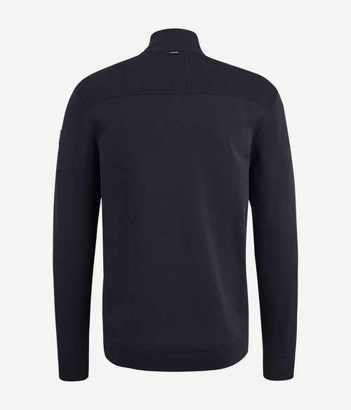 Vanguard vest viscose donkerblauw | Regular-fit