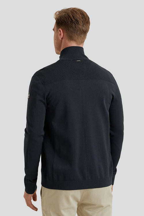 Vanguard vest viscose donkerblauw | Regular-fit