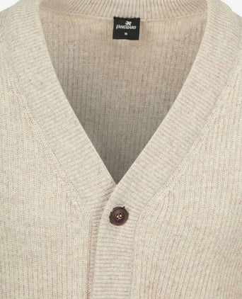 Vest wol blend beige