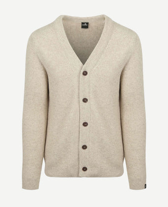 Vest wol blend beige