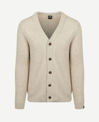 Vest wol blend beige