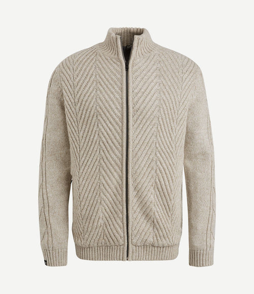 Vest wol blend ecru