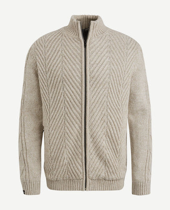 Vanguard vest wol blend ecru | Regular-fit