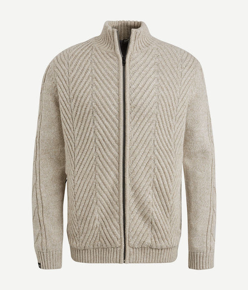 Vanguard vest wol blend ecru | Regular-fit