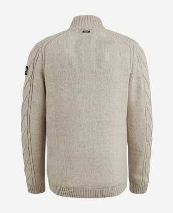 Vanguard vest wol blend ecru | Regular-fit