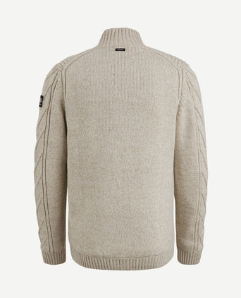 Vest wol blend ecru