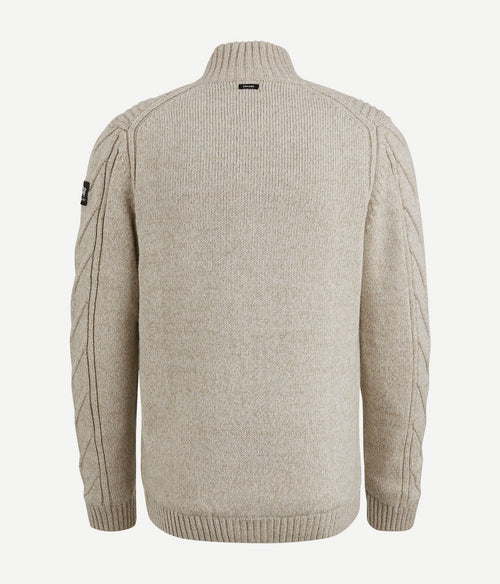 Vanguard vest wol blend ecru | Regular-fit