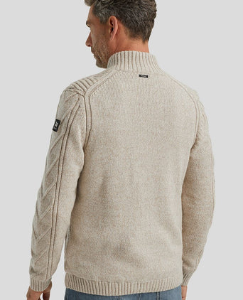 Vest wol blend ecru