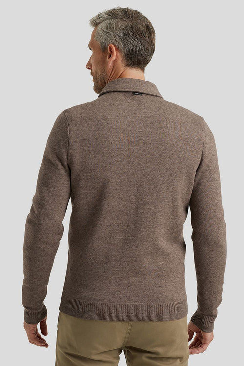 Vest wolblend bruin
