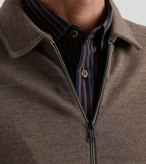 Vanguard vest wolblend bruin | Regular-fit