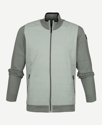 Zip vest groen