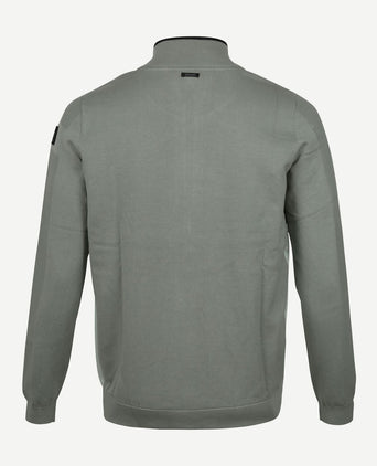 Zip vest groen