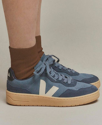 Sneakers v-90 suede blauw
