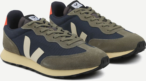 Sneakers Rio branco blauw groen