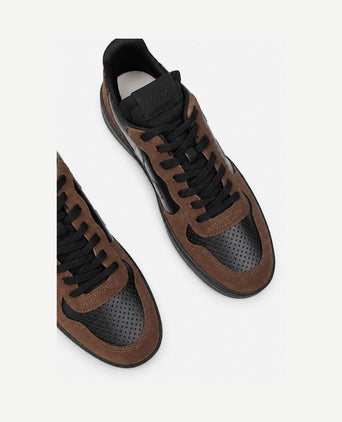 Sneakers v-10 bruin zwart