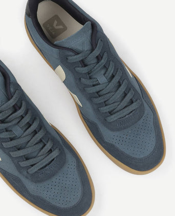 Veja sneakers v-90 suede blauw