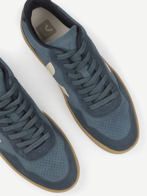 Veja sneakers v-90 suede blauw