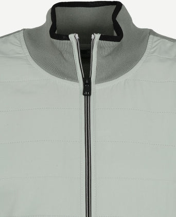 Zip vest groen