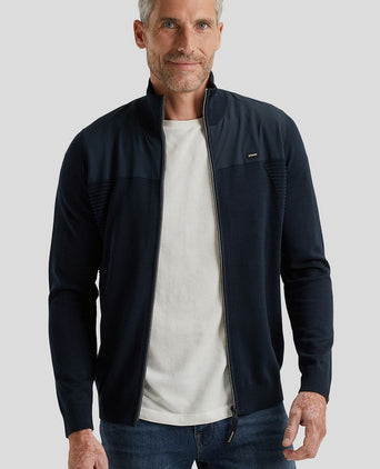 Vest modal donkerblauw